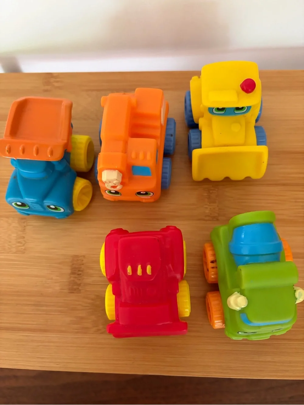 FB Toys - Baby Wheels Construction Cars. Toddler 18M+ Dump TrucK, Cement Mixer